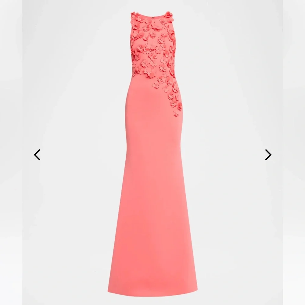 Badgley Mischka Coral Gown